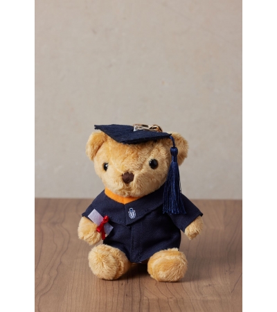 HKUST Mini Bear Keychain - Graduation gown